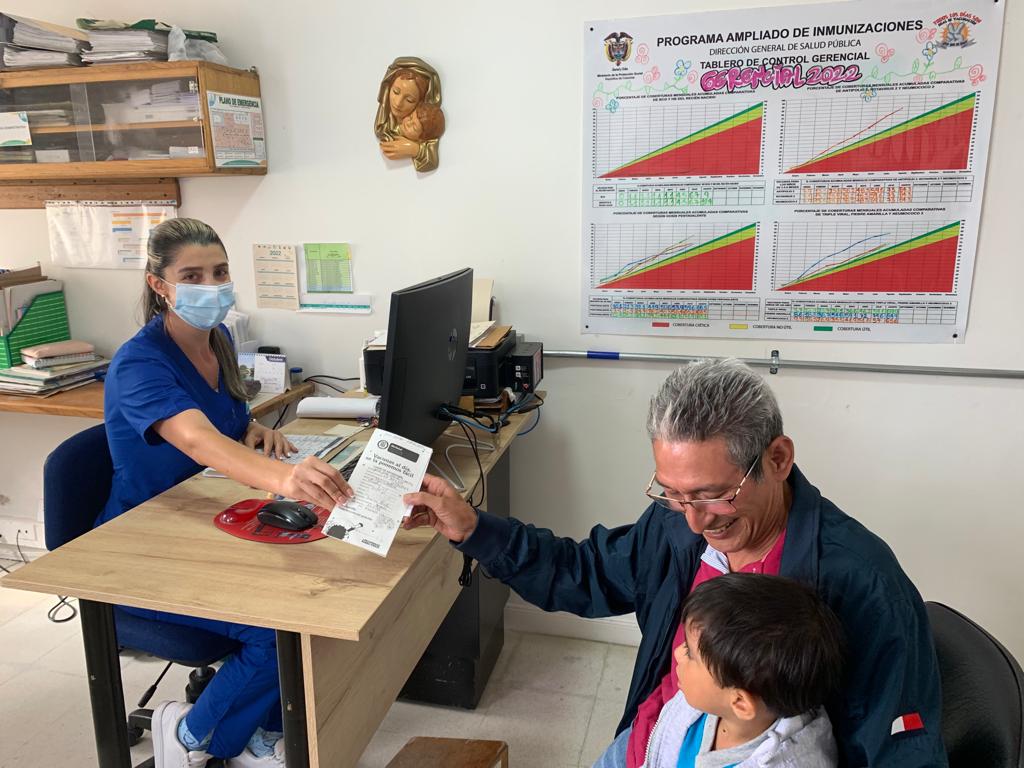 Vacunación ESE Hospital La Inmaculada Guatapé